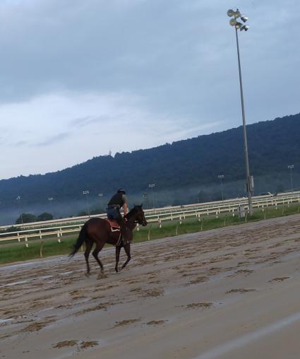 Life on the Edge training at Penn National on August 27, 2021 (Mark Salvaggio)