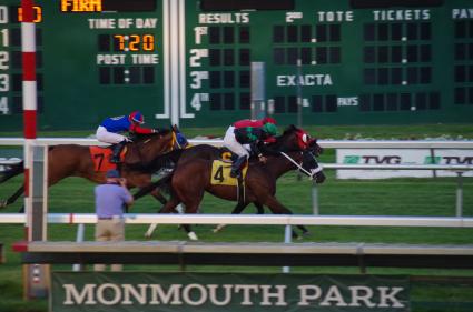 Life on the Edge wins race 6 at Monmouth Park on Friday, August 14, 2020 (Christopher Driscoll)