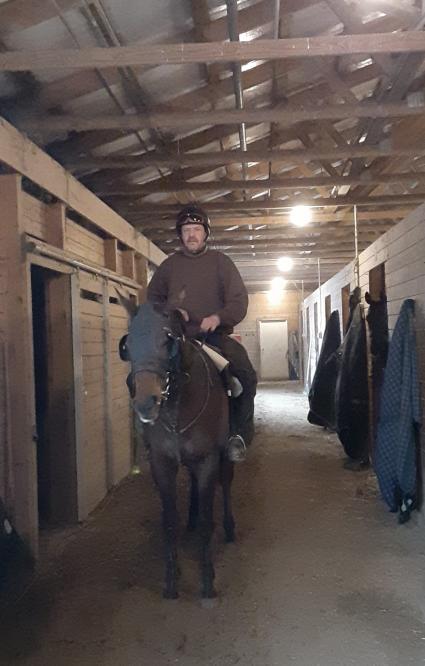 New Found Treasure training at Penn National on March 26, 2020 (Mark Salvaggio)