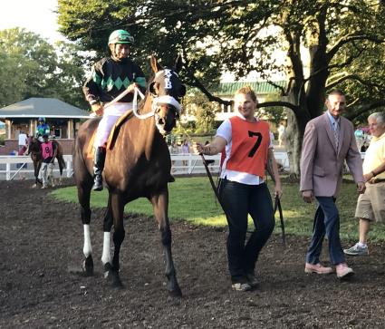 Solar in race 13 at Monmouth Park on September 1, 2019 (Robert Bulger)